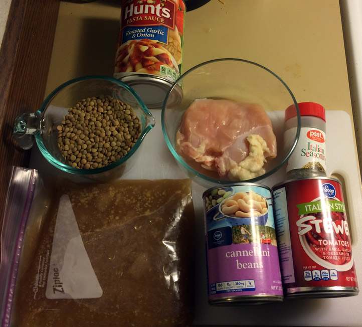 Chicken Veggie Skillet ingredients