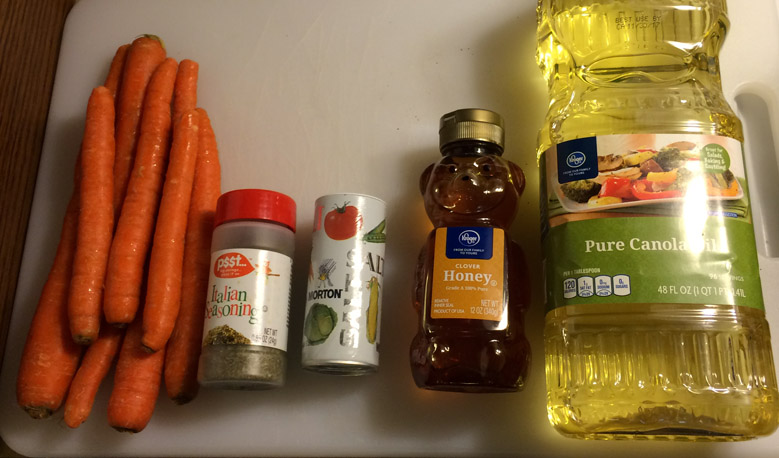 Roasted Carrots Ingredients