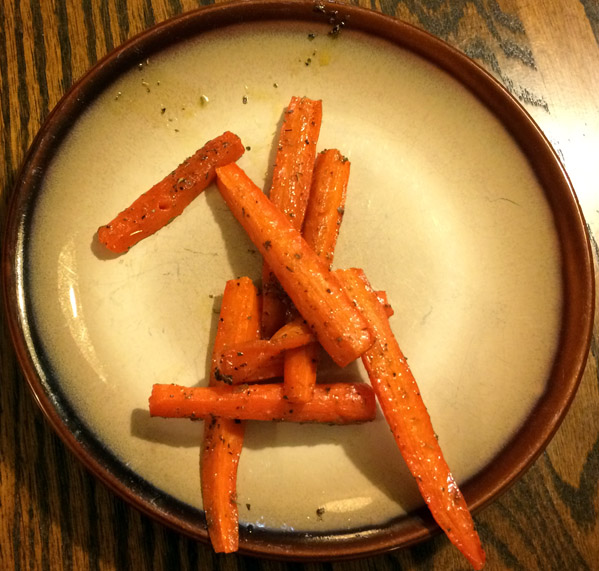 Roasted Carrots Result