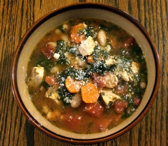 chicken white bean soup Result