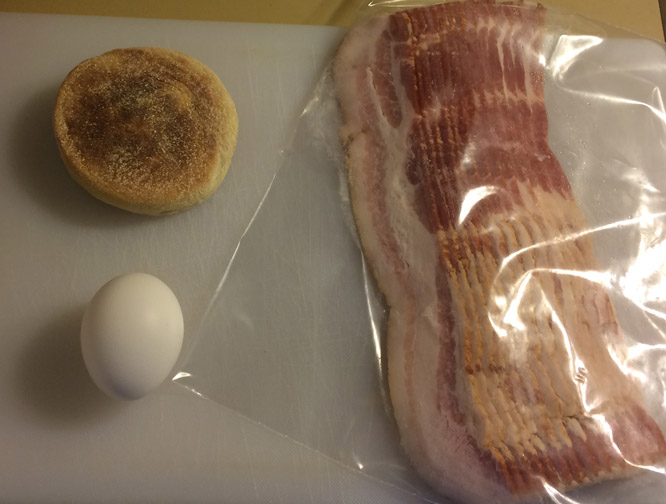 Egg Bacon Sandwich Ingredients