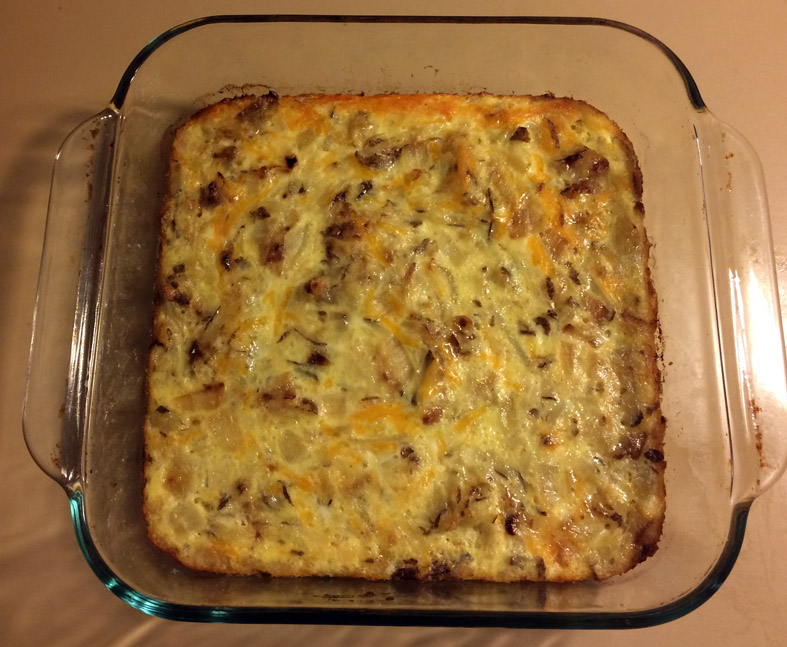 Egg Potato Caserole Result
