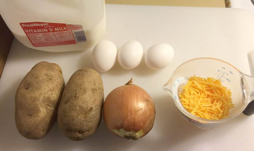 Egg Potato Casserole Ingredients