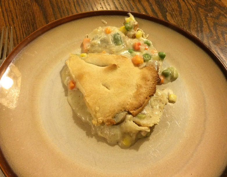 chicken pot pie result