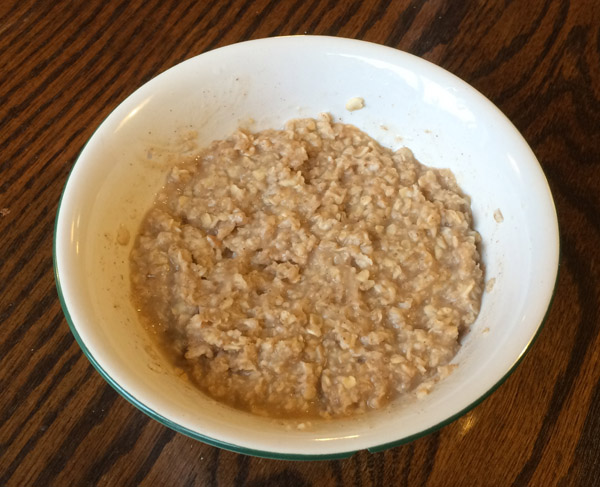 simple oatmeal result